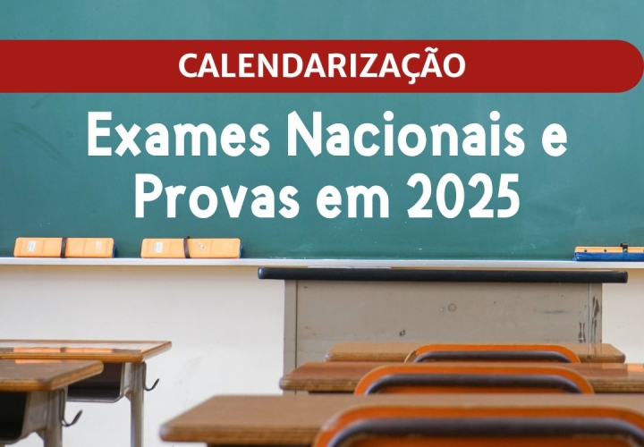 Calendário de provas e exames para 2025